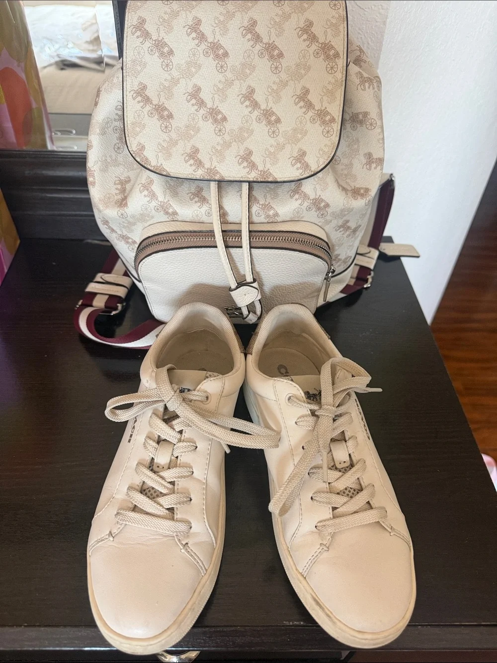 Coach comfortable cream